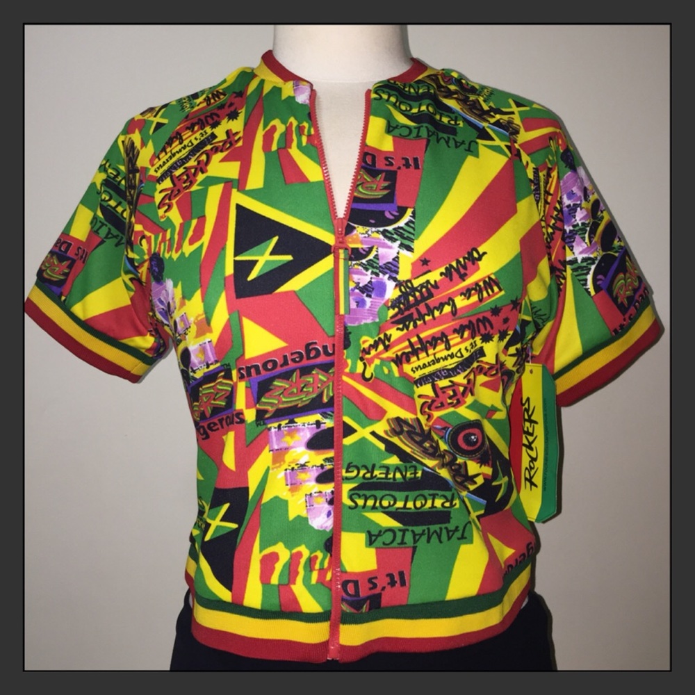 🇯🇲🇯🇲🇯🇲ROCKERS REGGAE JACKET NWT Sz🇯🇲🇯🇲